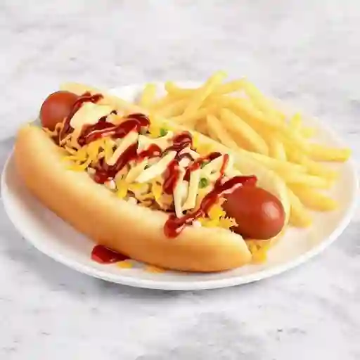 Perro Caliente Con Todo