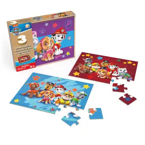 Paw Patrol Rompecabezas de Madera - 6066794
