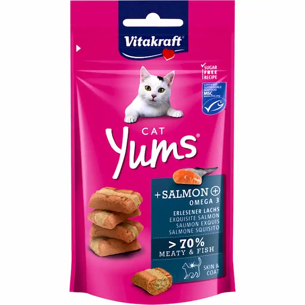 Vitakraft Snack para Gatos Yums Salmón