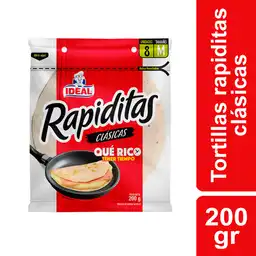 Rapiditas Tortillas Clásicas Tamaño M