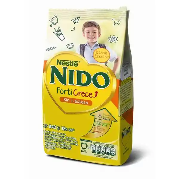 Nido Leche Forticrece Sin Lactosa