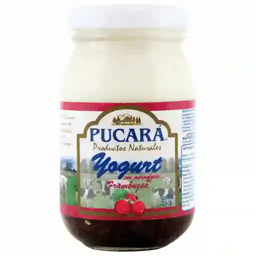 Pucara Yogurt con Mermelada de Frambuesa
