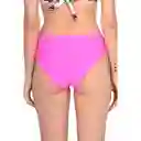 Bikini Calzón Con Transparencia Fucsia Talla XL Samia