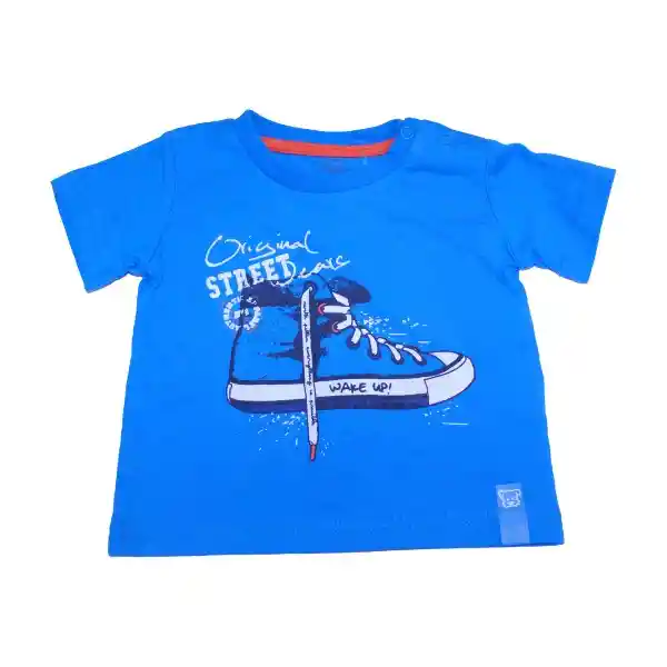 Polera Bebe Niño Azul Pillin 24 M