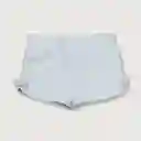 Short Con Elástico Cintura Niño Celeste Talla 4 Años