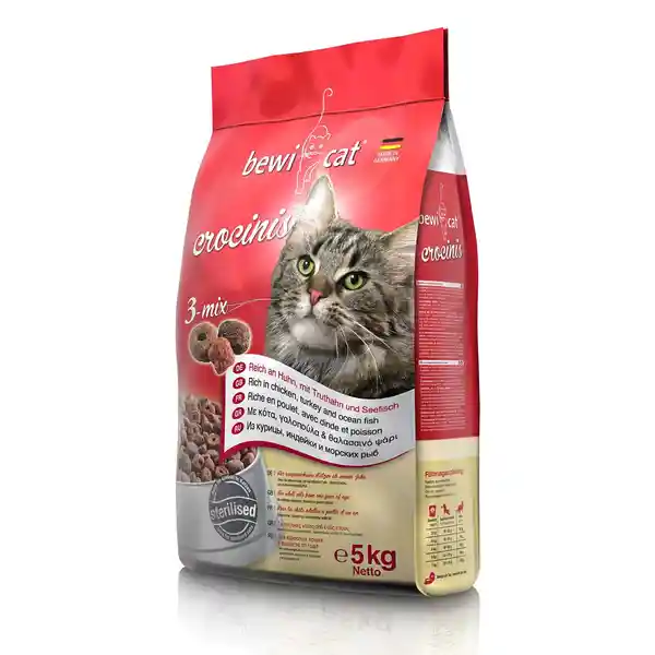 Bewi-Cat Alimento Para Gato Adulto Crocinis