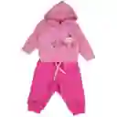 Conjunto Buzo Bebe Niña Rosado Pillin 4 a