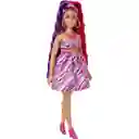 Barbie Muñeca Totally Hair Vestido de Flores