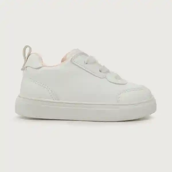 Zapatillas Urbana de Niña Blanco Talla 21 Opaline