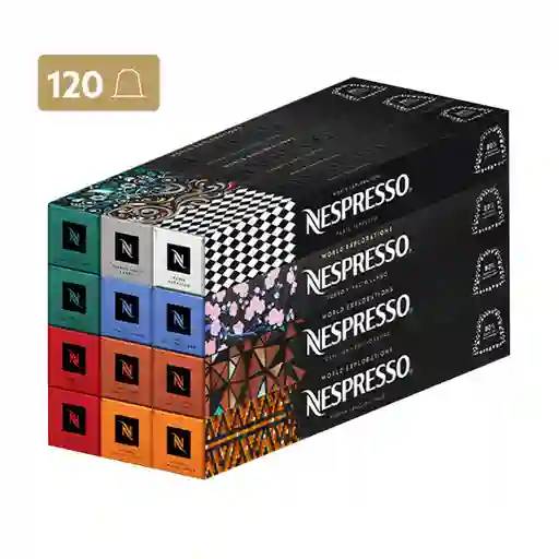 Nespresso Pack Café en Cápsulas World Explorations