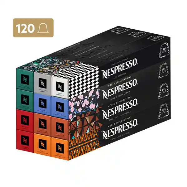 Nespresso Pack Café en Cápsulas World Explorations