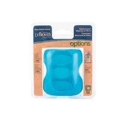 Dr. Browns Funda Protección Mamadera Vidrio Azul 150 mL AC085