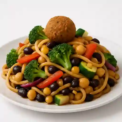 Salteado De Tallarin Vegano