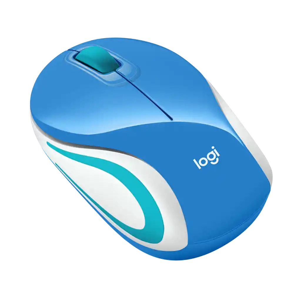 Logitech Mini Mouse Wireless M187 Blue 910-005360