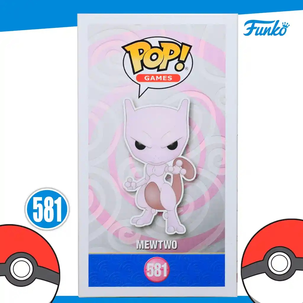 Funko Figura de Colección Pop! Pokémon Mewtwo