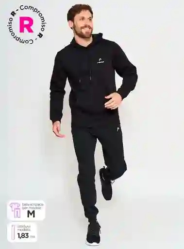 Head Polera Cang Logito Hombre tt Negro L