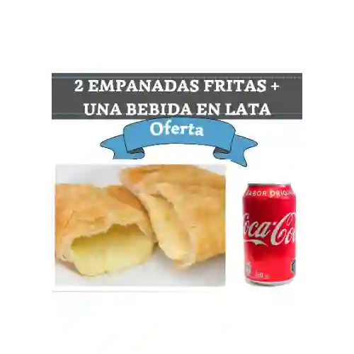 2 Empanada Fritas de Queso