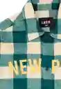 Like It Sobrecamisa Teens Preppy 537 Niña Verde Talla 12 Años