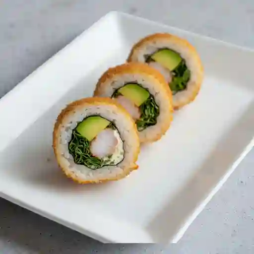 Camarón, palta y cebollín