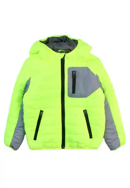 Abrigo Parka Kids Cosmic 264 Niño Verde Neón 2 Años Ficcus