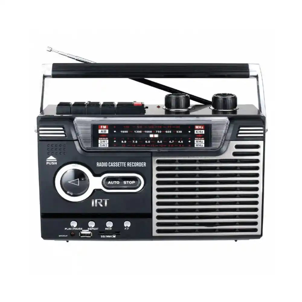 Parlante Retro Irt Bt/radio/cassette/aux/usb