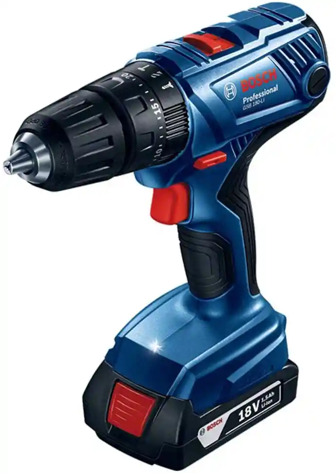 Bosch Taladro Percutor Inalámbrico Con 2 Baterías 18V GSB 180-LI