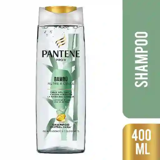 Pantene Shampoo Control Caída Bambú Nutre & Crece Pro-V