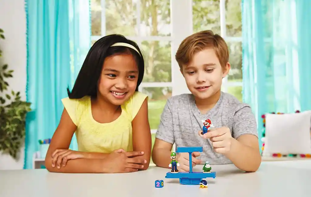 Súper Mario Juego de Balancín Escena Subterránea