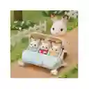 Sylvanian Families Juguete Carrito de Trillizos