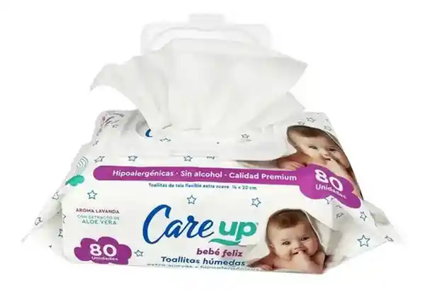 Care Up Toalla Húmeda de Bebé Con Tapa