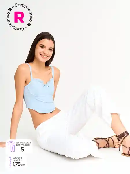 Index Pantalón Moda Elasbrode Corto S25 Blanco M