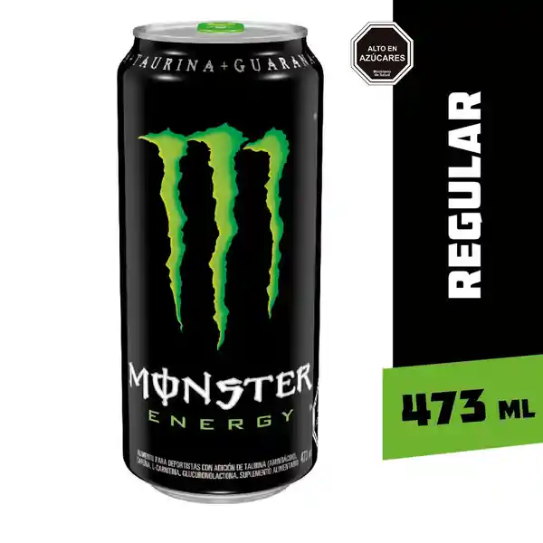 Monster Bebida Energizante Verde Energy Taurina Guaraná