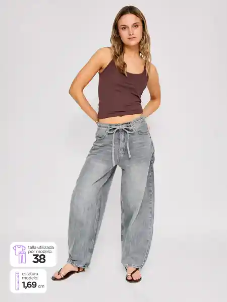 Jean Moda Esoga2 Color Gris 38 S25