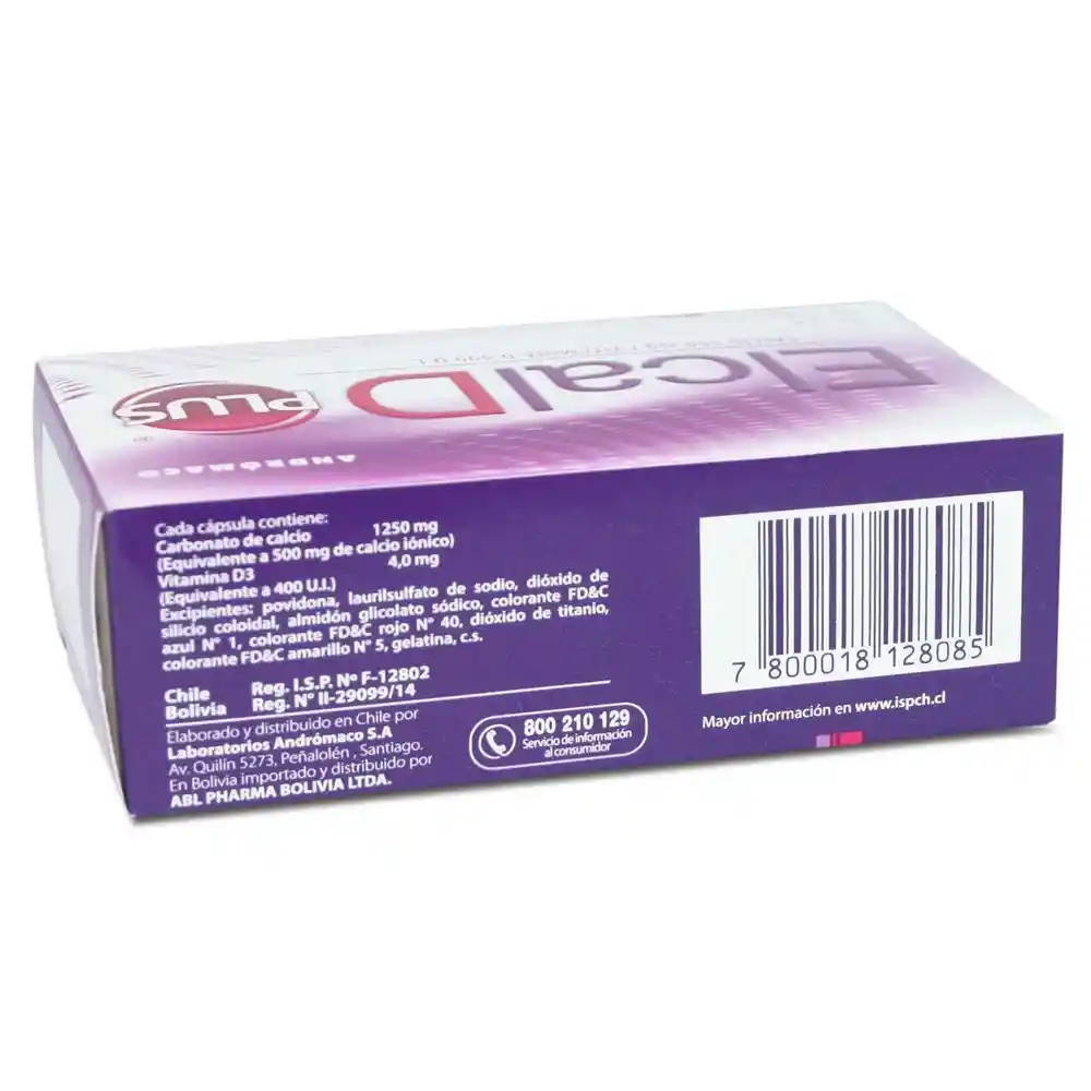 Elcal-D Plus (500 mg / 400 U.I)
