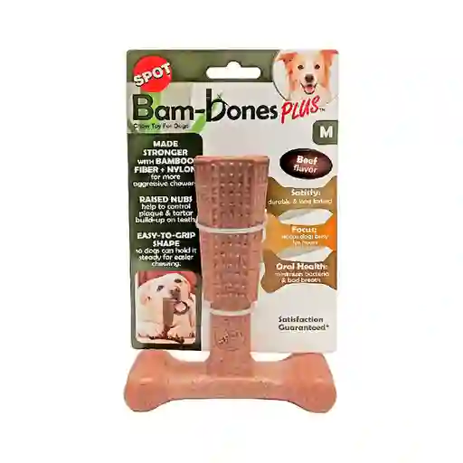 Spot Juguete Para Perro Comestible Bam-Bones Carne Medium T