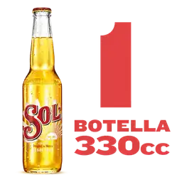 Sol Cerveza 330 cc