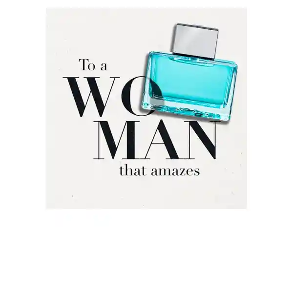 Antonio Banderas Perfume Blue Woman Vap