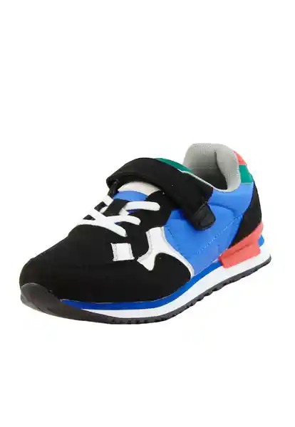 Zapatillas Sport Velcro Junior Niño Negro 36 932