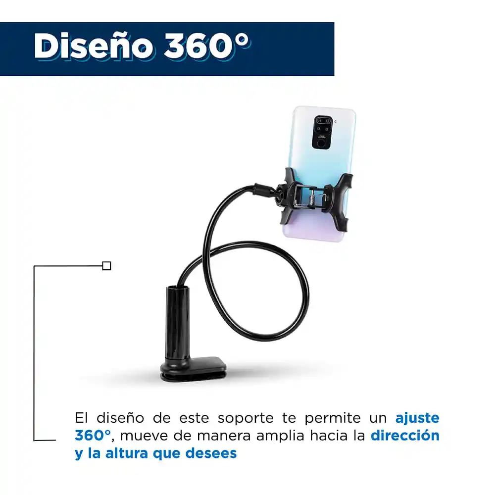 Miniso Soporte Para Celular Clip Negro