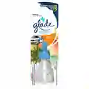 Aromatizante Glade Autosport Brisa Tropical Repuesto 7 mL