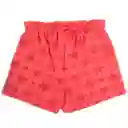 Short Franela Bebé Niña Coral Pillín Talla 6 M