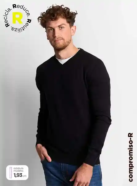 Sweater Hombre Cacharel Algodón Cuello En V Talla Xxl