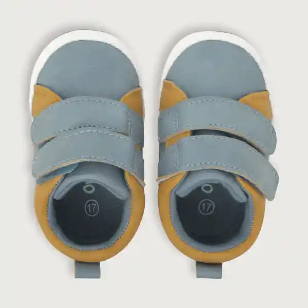 Zapatillas de Bebé Niño Azul Talla 16 Opaline