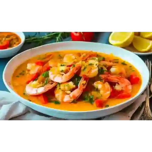 Chupe Arequipeño con Camarones