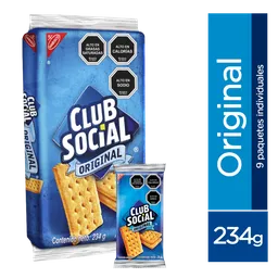 Club Social Galletas Saladas Sabor Original