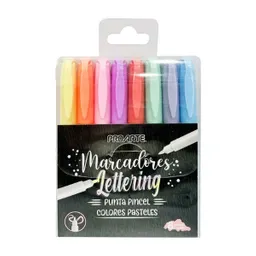 Proarte Marcador Punta Pincel Pastel