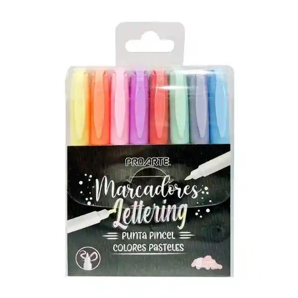 Proarte Marcador Punta Pincel Pastel