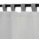 Cortina Blackout Con Presillas Tweed Gris 140 x 240 cm Casaideas