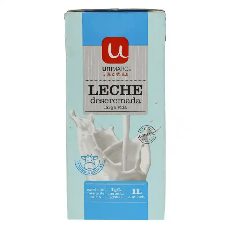 Unimarc Leche Descremada Larga Vida