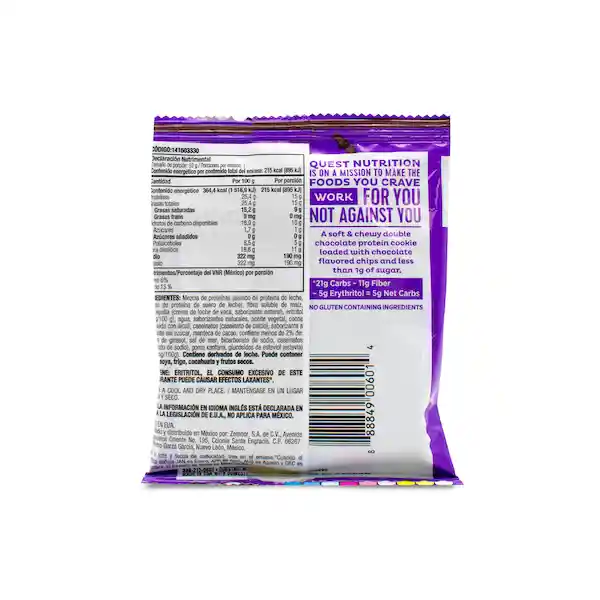 Quest Snack Protein Cookie Proteico